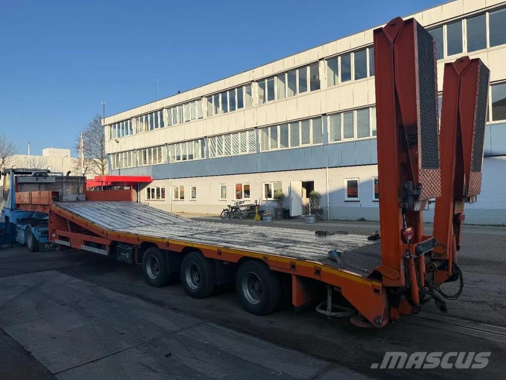 Meusburger MTS 3 2 AXLE FORCED STEERING,1 LIFT AXLE, DOUBLE H Low loader-semi-trailers