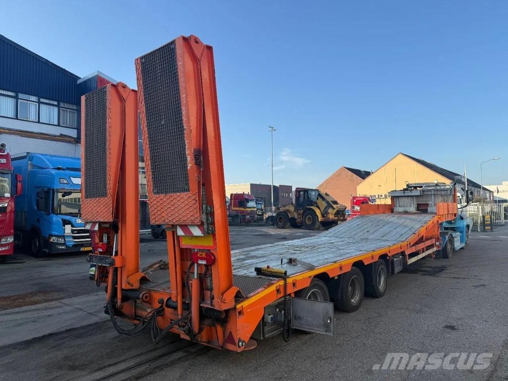 Meusburger MTS 3 2 AXLE FORCED STEERING,1 LIFT AXLE, DOUBLE H Low loader-semi-trailers