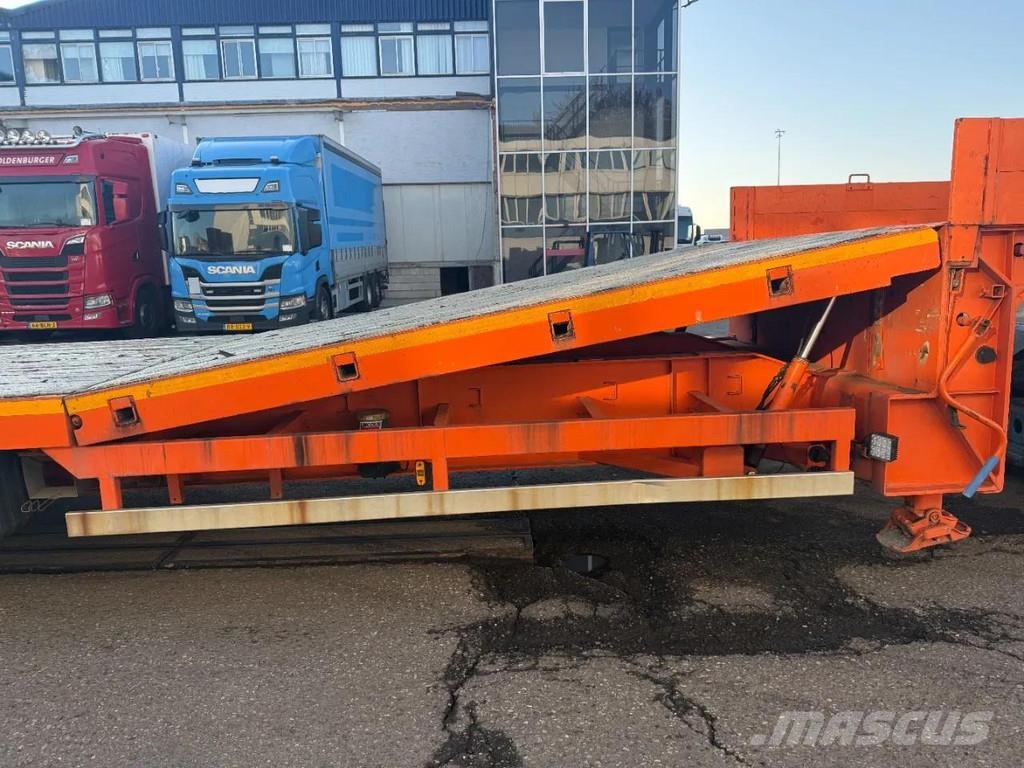 Meusburger MTS 3 2 AXLE FORCED STEERING,1 LIFT AXLE, DOUBLE H Low loader-semi-trailers