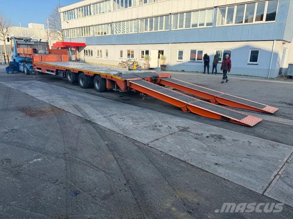 Meusburger MTS 3 2 AXLE FORCED STEERING,1 LIFT AXLE, DOUBLE H Low loader-semi-trailers