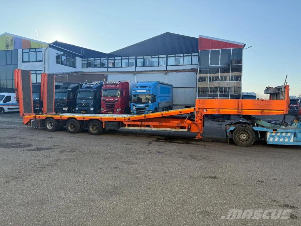 Meusburger MTS 3 2 AXLE FORCED STEERING,1 LIFT AXLE, DOUBLE H Low loader-semi-trailers