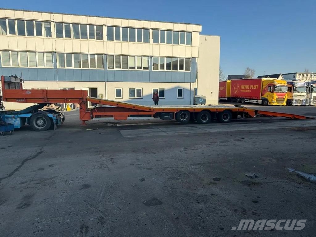 Meusburger MTS 3 2 AXLE FORCED STEERING,1 LIFT AXLE, DOUBLE H Low loader-semi-trailers