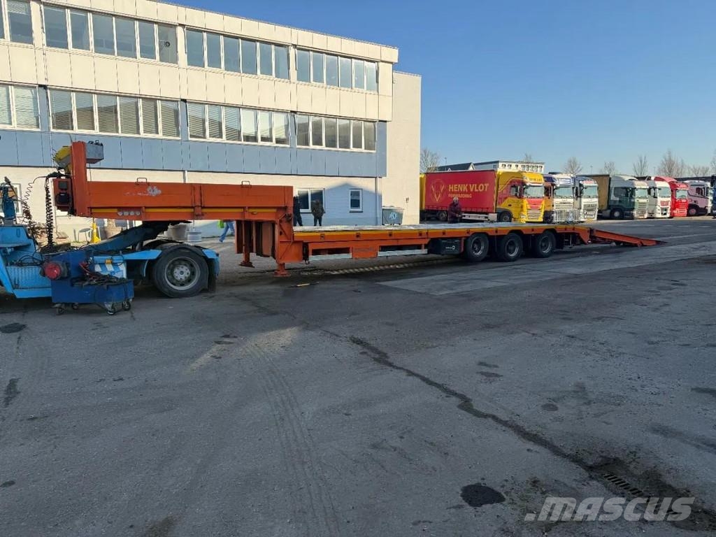 Meusburger MTS 3 2 AXLE FORCED STEERING,1 LIFT AXLE, DOUBLE H Low loader-semi-trailers
