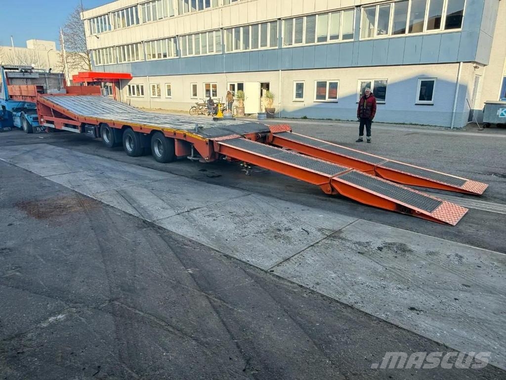 Meusburger MTS 3 2 AXLE FORCED STEERING,1 LIFT AXLE, DOUBLE H Low loader-semi-trailers