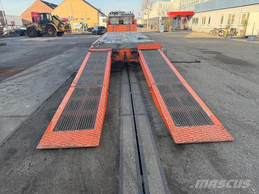 Meusburger MTS 3 2 AXLE FORCED STEERING,1 LIFT AXLE, DOUBLE H Low loader-semi-trailers