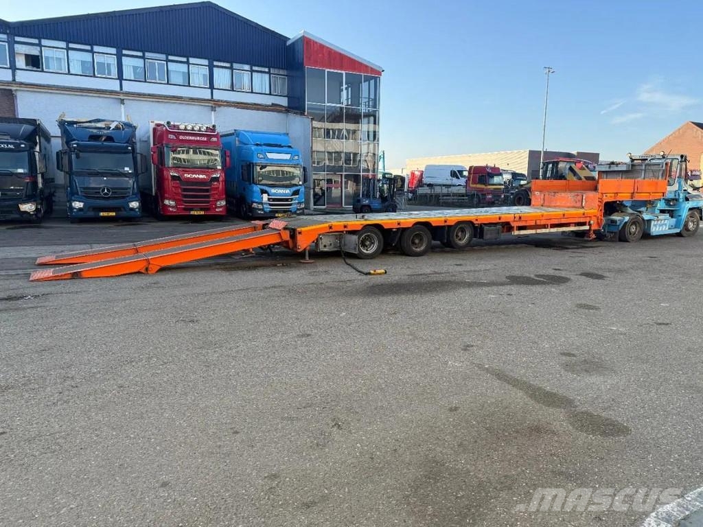 Meusburger MTS 3 2 AXLE FORCED STEERING,1 LIFT AXLE, DOUBLE H Low loader-semi-trailers