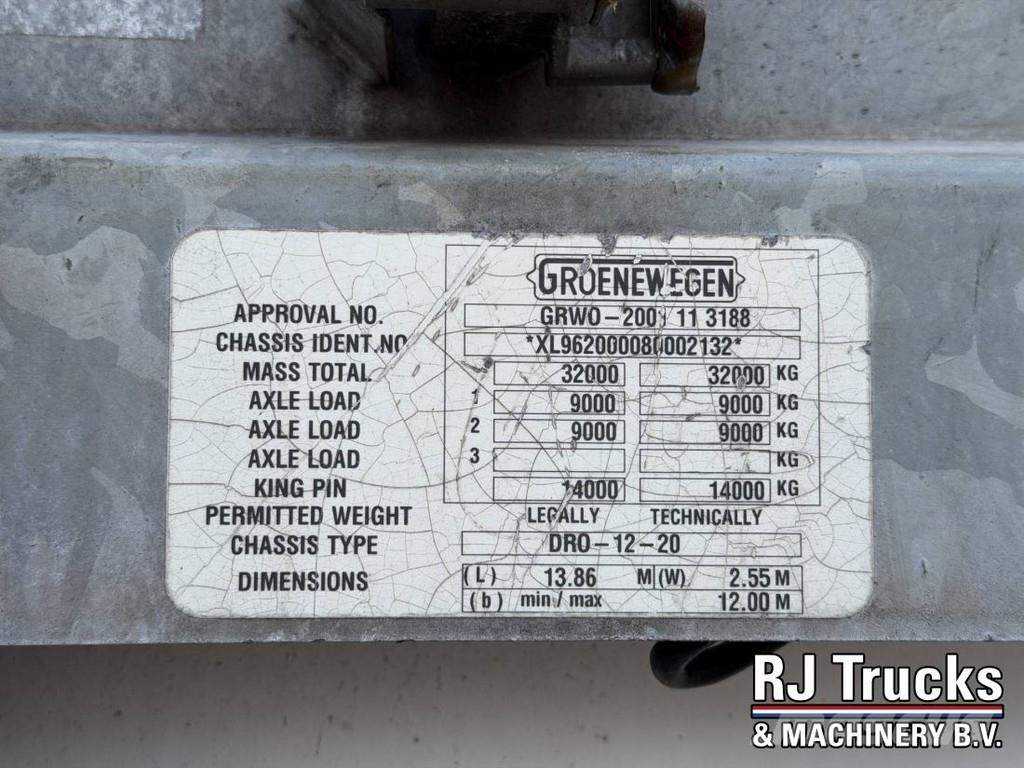 Groenewegen DRO-12-20 - Closed Box Trailer | 2 Axle | BPW Axle Gesloten opleggers