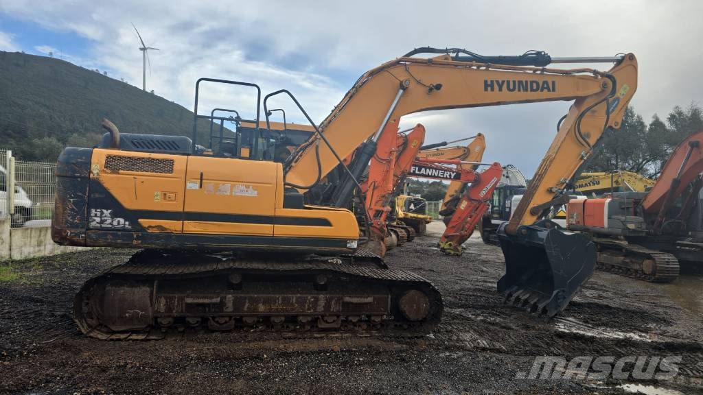 Hyundai HX 220 L Bageri guseničari