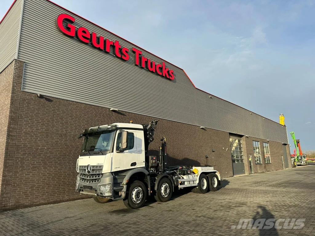 Mercedes-Benz AROCS 4148 8X4 MET MULTILIFT ULT T 21 S51 HAAKARMS Abrollkipper