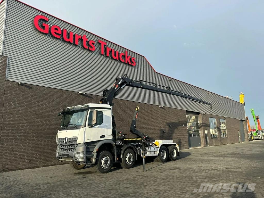 Mercedes-Benz AROCS 4148 8X4 MET MULTILIFT ULT T 21 S51 HAAKARMS Abrollkipper