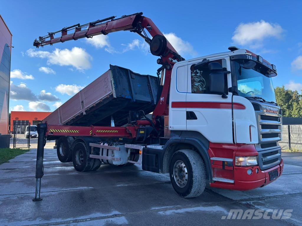 Scania R 420 6x2 HIAB 288E-8 / BOX L=5281 mm Kraanaga veokid