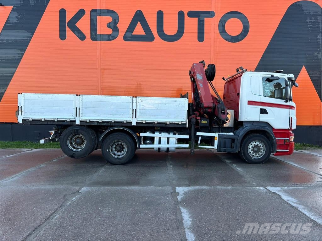 Scania R 420 6x2 HIAB 288E-8 / BOX L=5281 mm Kraanaga veokid