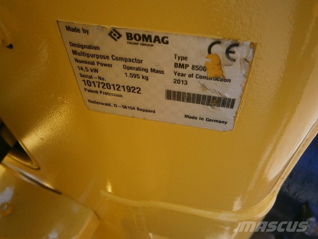 Bomag BMP 8500 Walce dwubębnowe