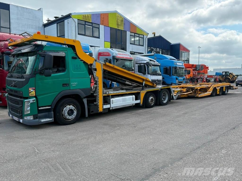 Volvo FM 500 6X2 EURO 6 - ROLFO GEMINI + GS MEPPEL TRAIL Biltransportere