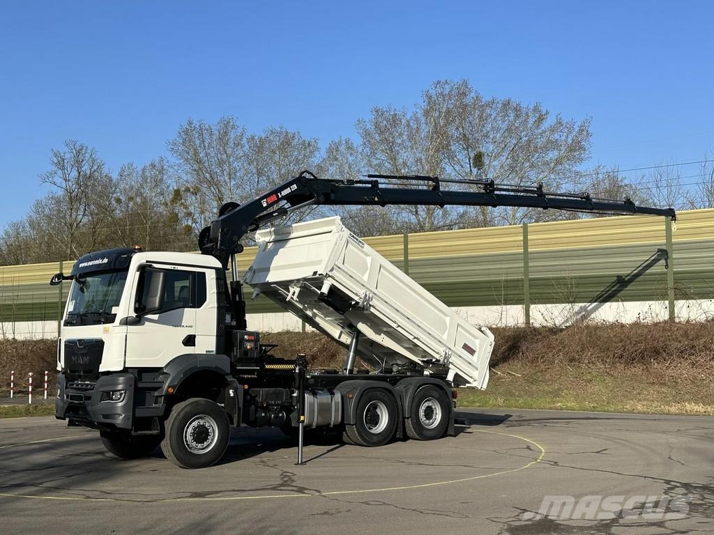 MAN TGS 28.480 MAN TGS 28.480 BL 6x4-4 Hiab 228-6 3-Se Tipper trucks
