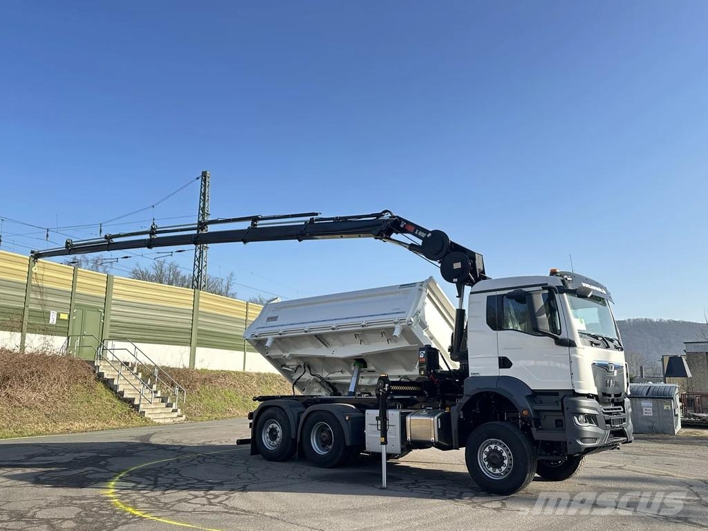 MAN TGS 28.480 MAN TGS 28.480 BL 6x4-4 Hiab 228-6 3-Se Tipper trucks