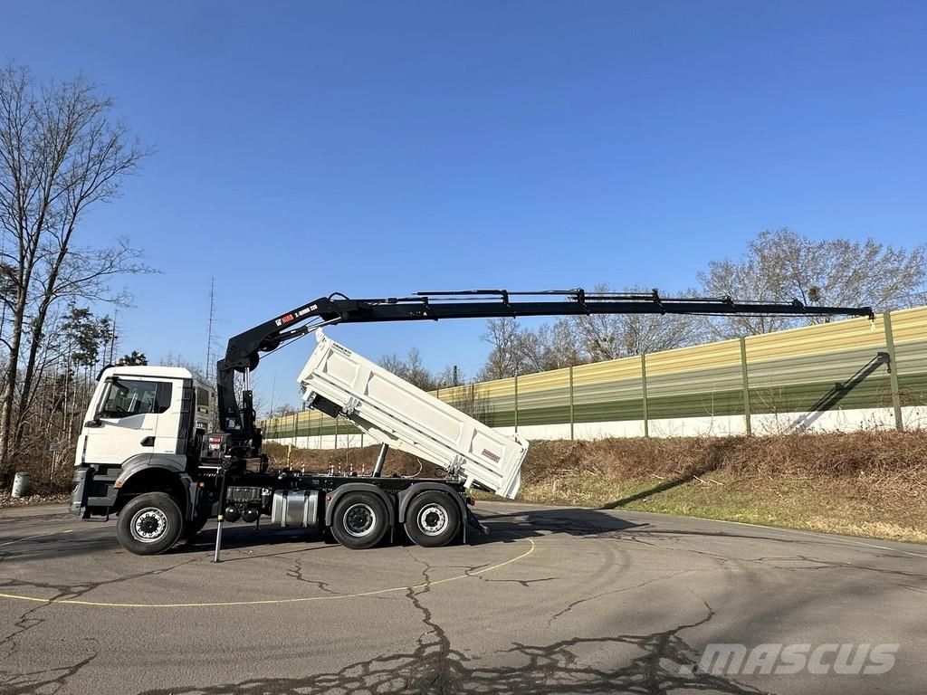 MAN TGS 28.480 MAN TGS 28.480 BL 6x4-4 Hiab 228-6 3-Se Tipper trucks