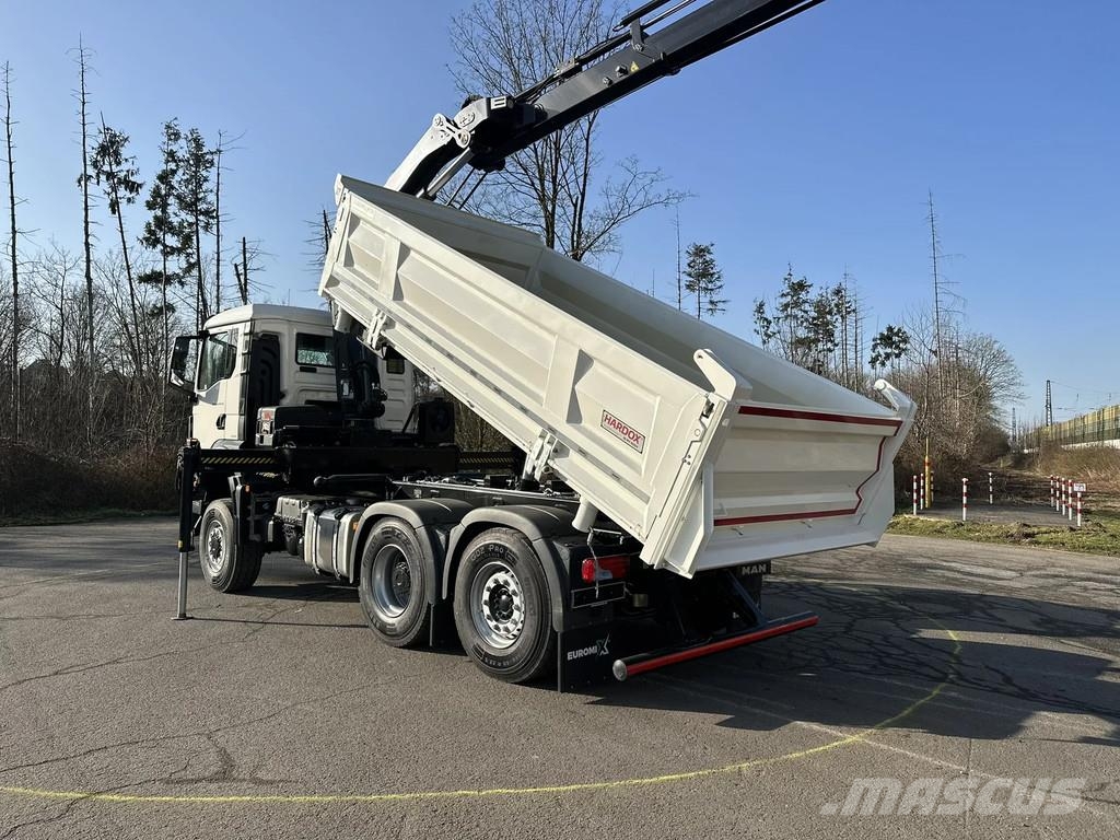 MAN TGS 28.480 MAN TGS 28.480 BL 6x4-4 Hiab 228-6 3-Se Tipper trucks