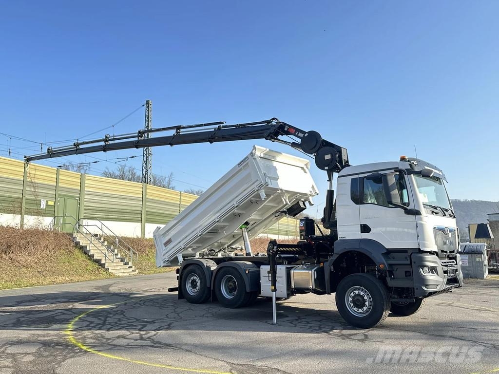 MAN TGS 28.480 MAN TGS 28.480 BL 6x4-4 Hiab 228-6 3-Se Wywrotki