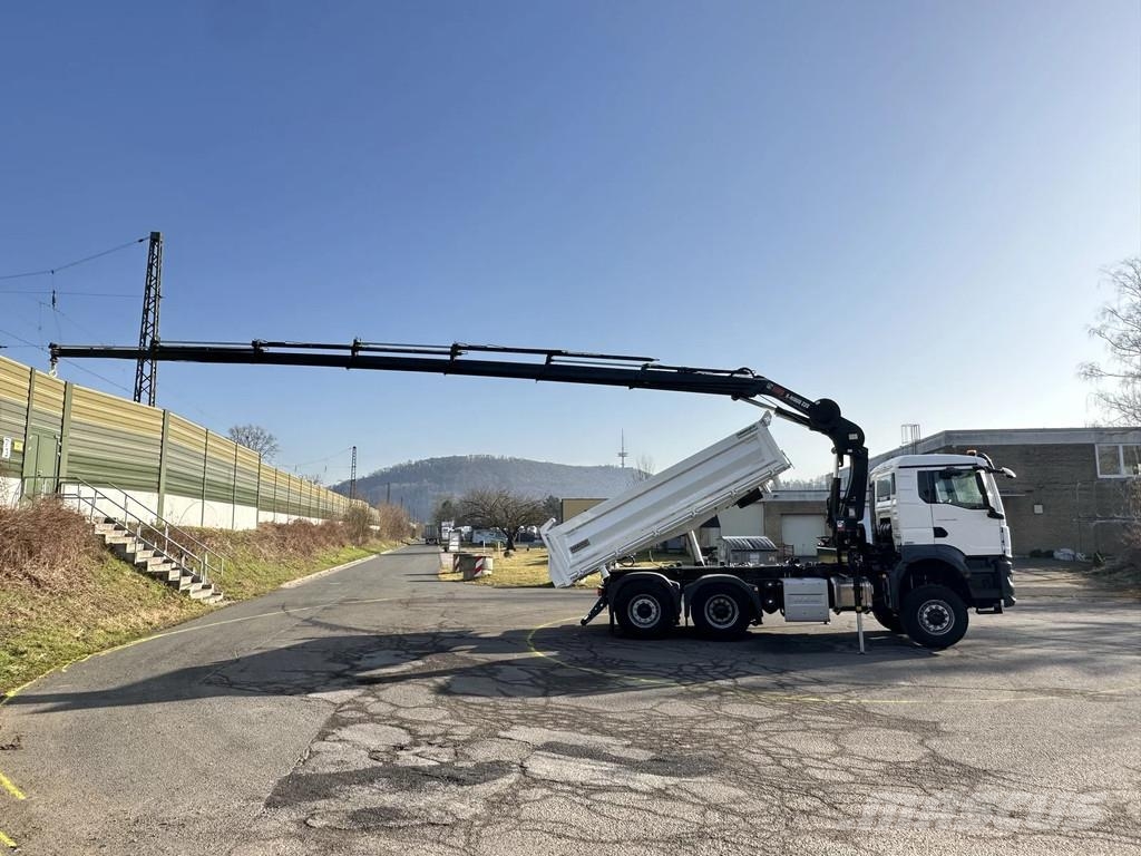 MAN TGS 28.480 MAN TGS 28.480 BL 6x4-4 Hiab 228-6 3-Se Wywrotki