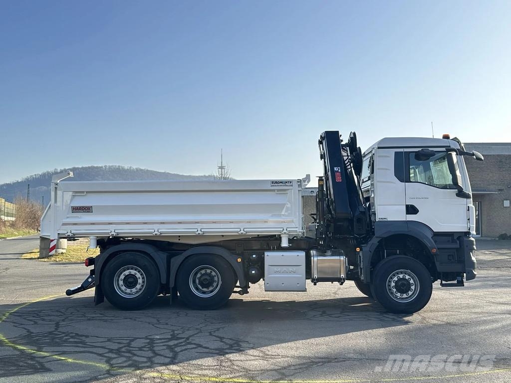 MAN TGS 28.480 MAN TGS 28.480 BL 6x4-4 Hiab 228-6 3-Se Tipper trucks
