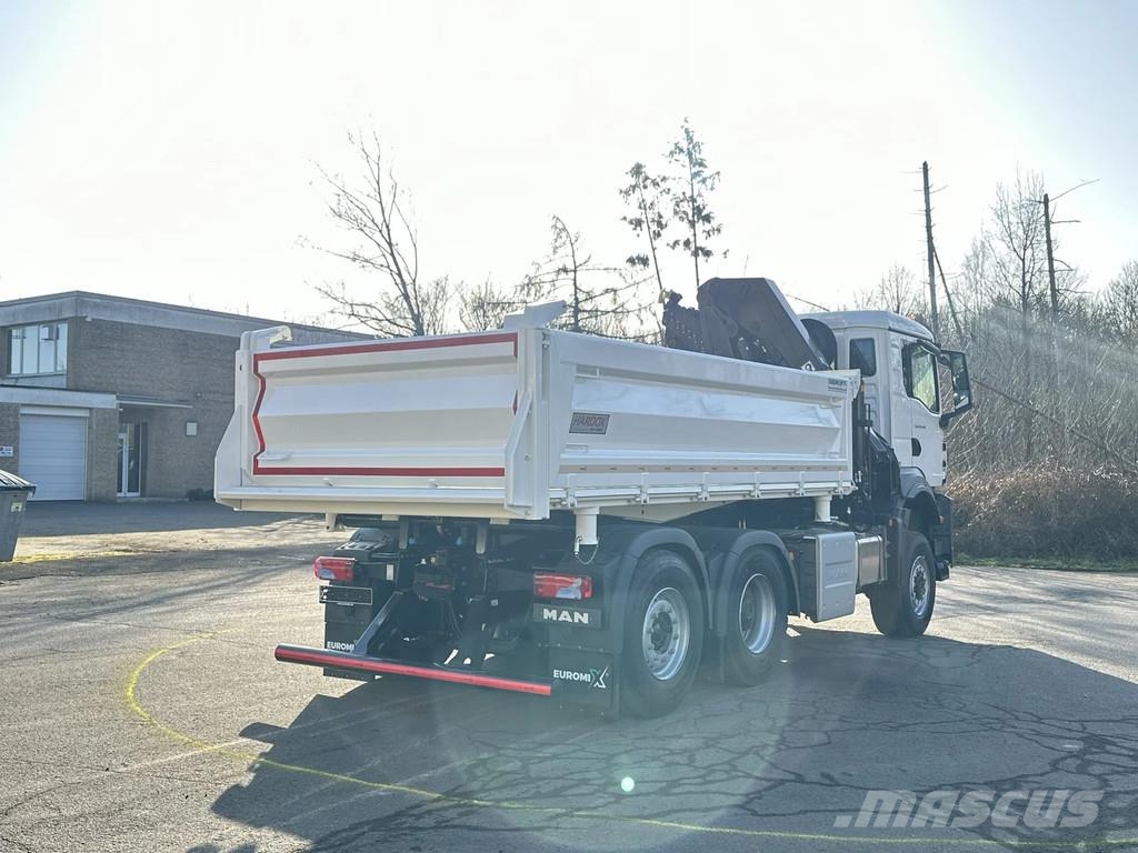 MAN TGS 28.480 MAN TGS 28.480 BL 6x4-4 Hiab 228-6 3-Se Tipper trucks