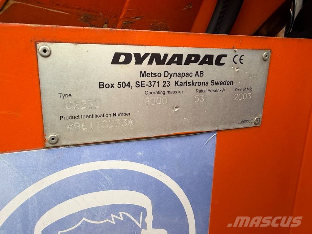 Dynapac CG 233 Dvojni valjarji