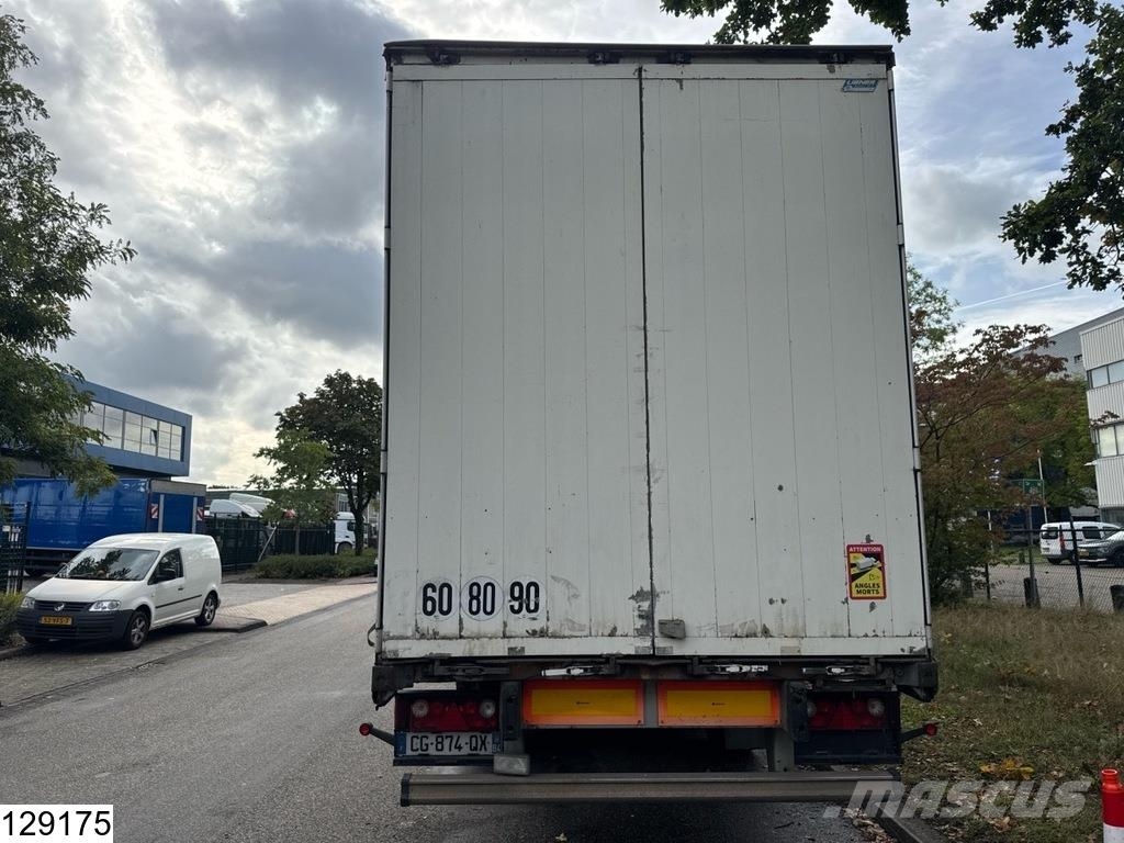Lecitrailer Tautliner Lift axle Tents puspiekabes