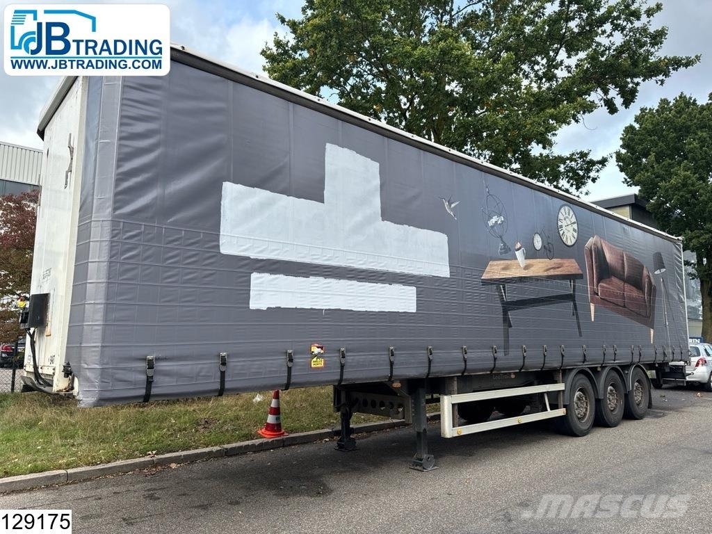 Lecitrailer Tautliner Lift axle Tents puspiekabes