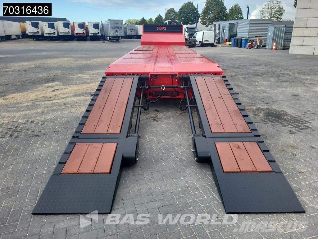 GVN 3 GVN 3 axles NEW! Lift + Steering Axle Ramps Низькорамні напівпричепи