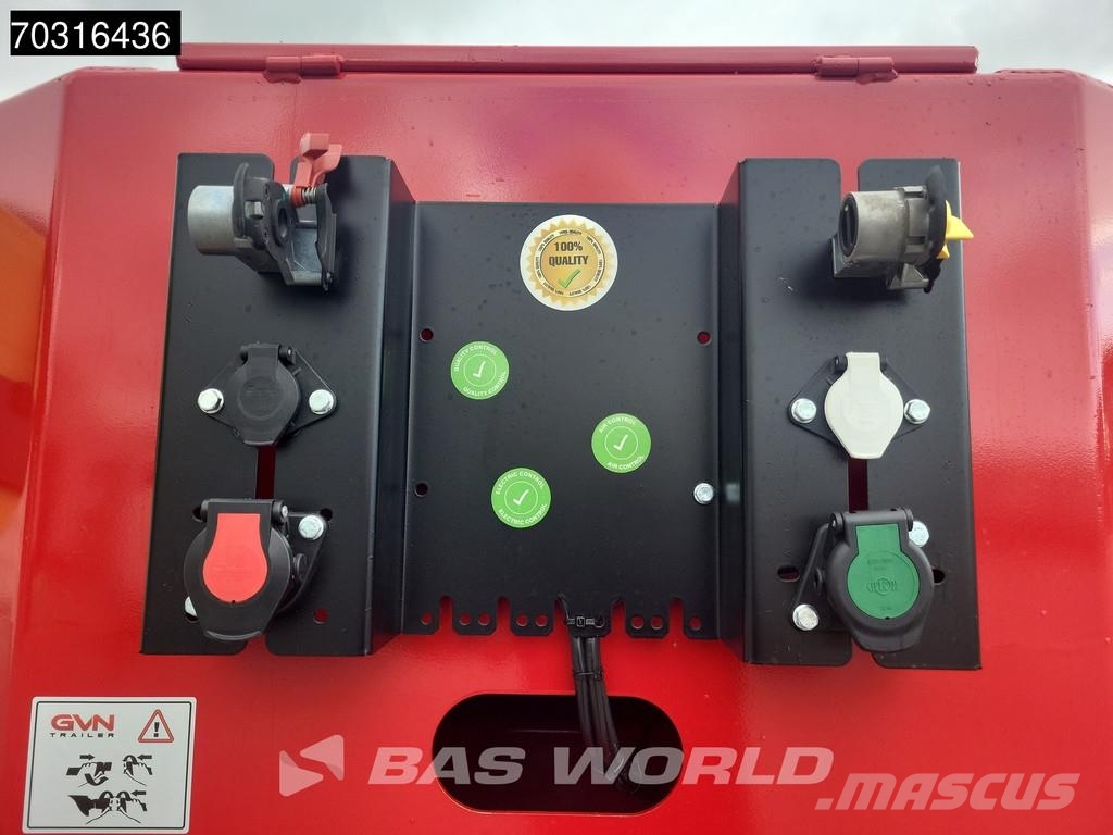 GVN 3 GVN 3 axles NEW! Lift + Steering Axle Ramps Низькорамні напівпричепи