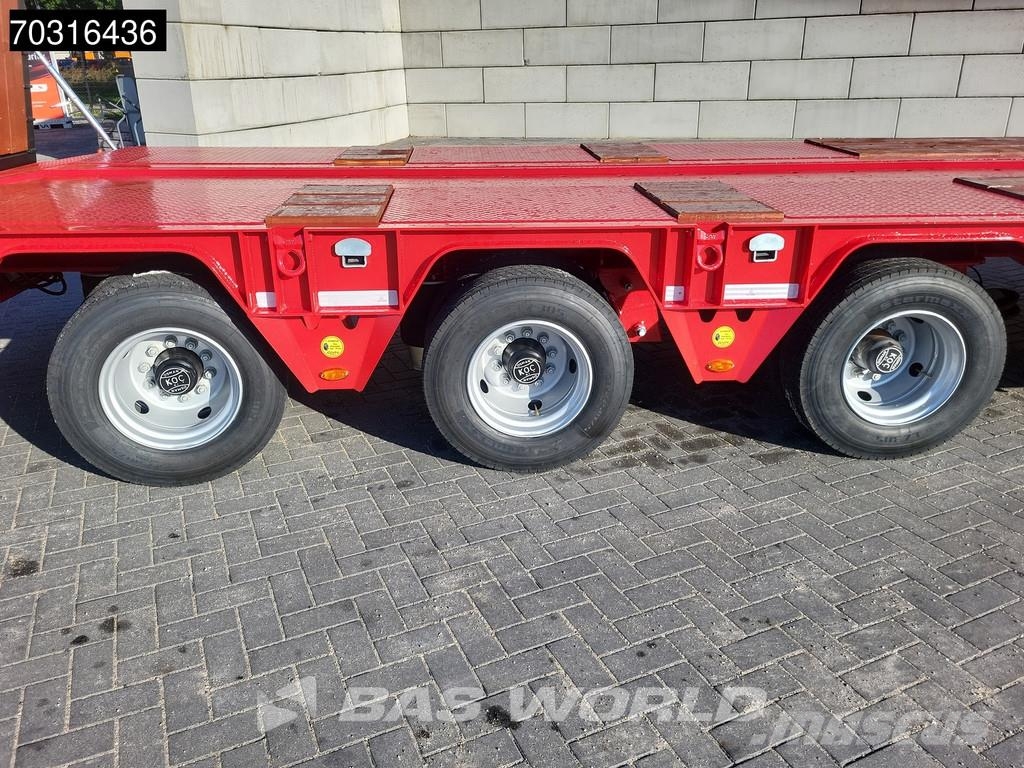 GVN 3 GVN 3 axles NEW! Lift + Steering Axle Ramps Низькорамні напівпричепи