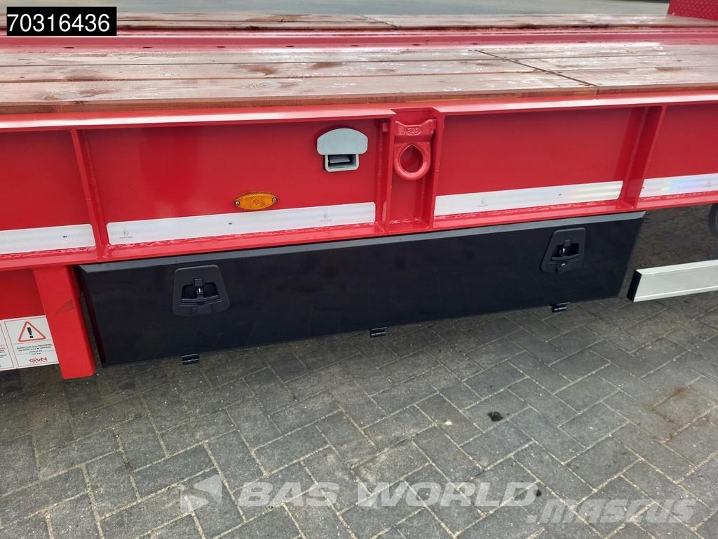 GVN 3 GVN 3 axles NEW! Lift + Steering Axle Ramps Низькорамні напівпричепи