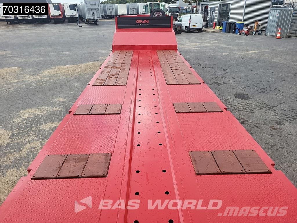 GVN 3 GVN 3 axles NEW! Lift + Steering Axle Ramps Низькорамні напівпричепи