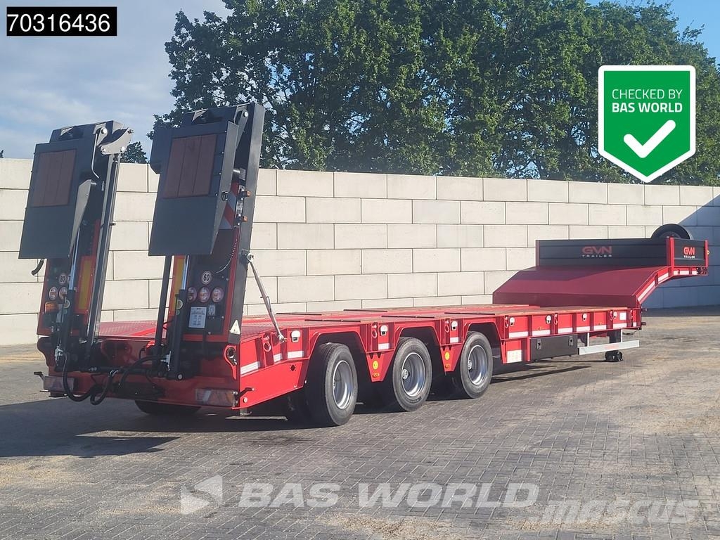 GVN 3 GVN 3 axles NEW! Lift + Steering Axle Ramps Низькорамні напівпричепи