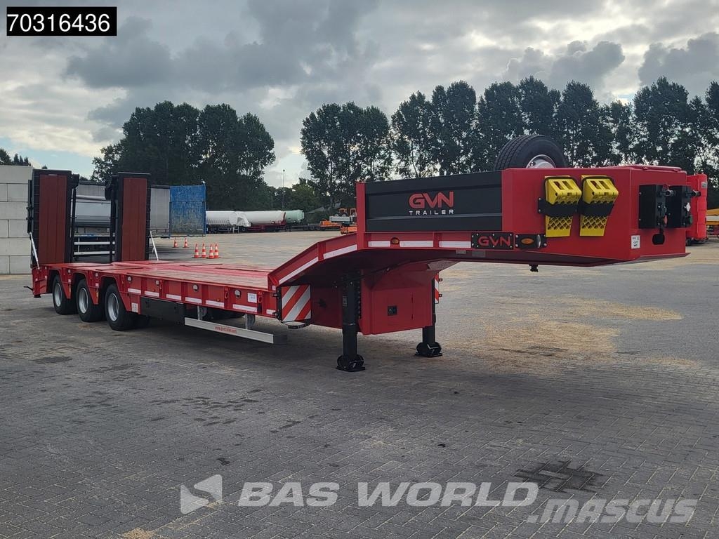 GVN 3 GVN 3 axles NEW! Lift + Steering Axle Ramps Низькорамні напівпричепи
