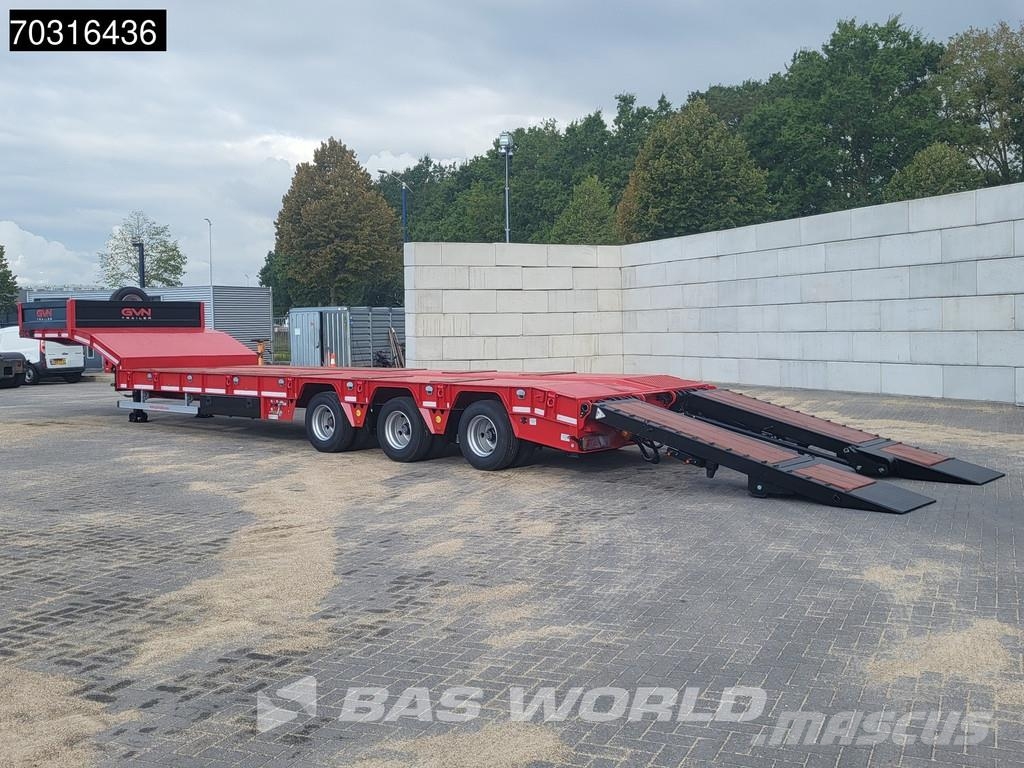 GVN 3 GVN 3 axles NEW! Lift + Steering Axle Ramps Низькорамні напівпричепи