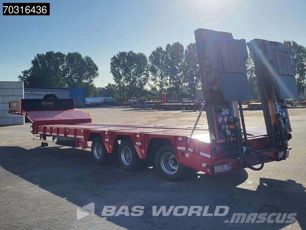 GVN 3 GVN 3 axles NEW! Lift + Steering Axle Ramps Низькорамні напівпричепи