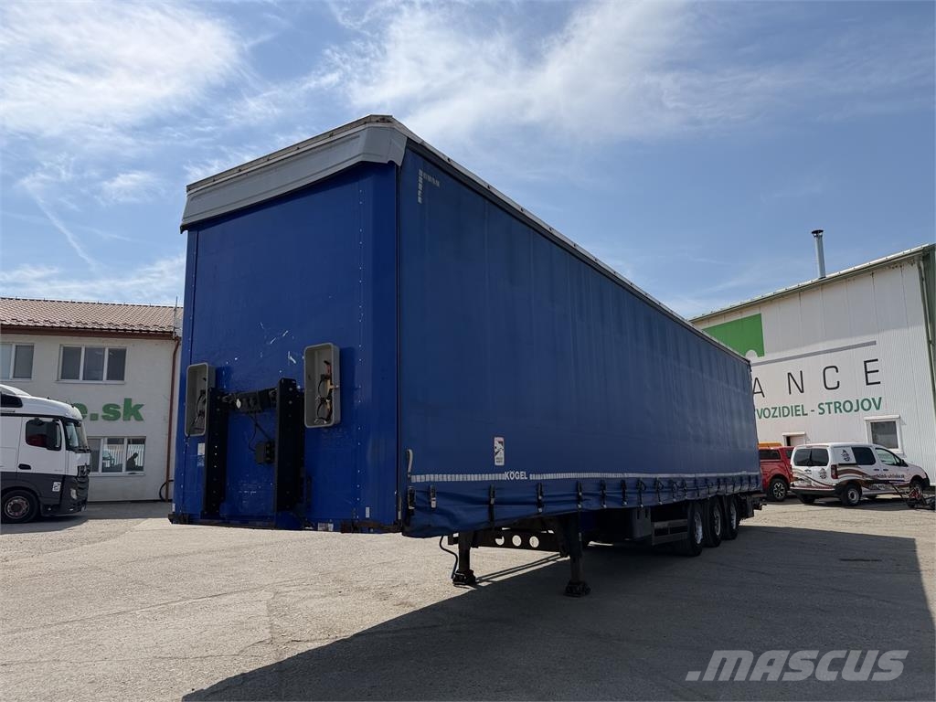Kögel SN24 LOWDECK trojstranka MULDA VIN 149 Curtain sider semi-trailers