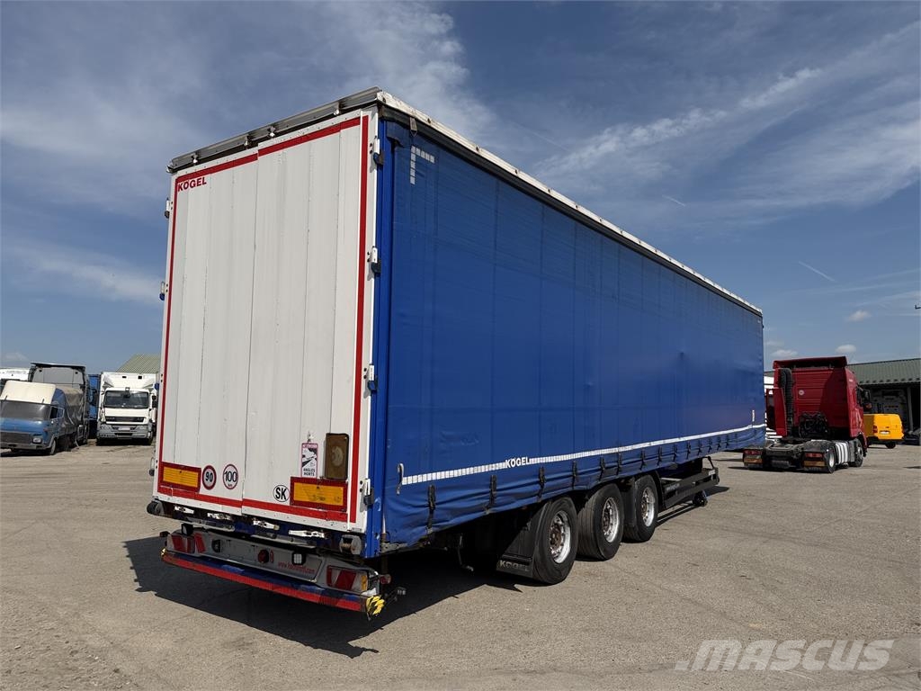 Kögel SN24 LOWDECK trojstranka MULDA VIN 149 Curtain sider semi-trailers