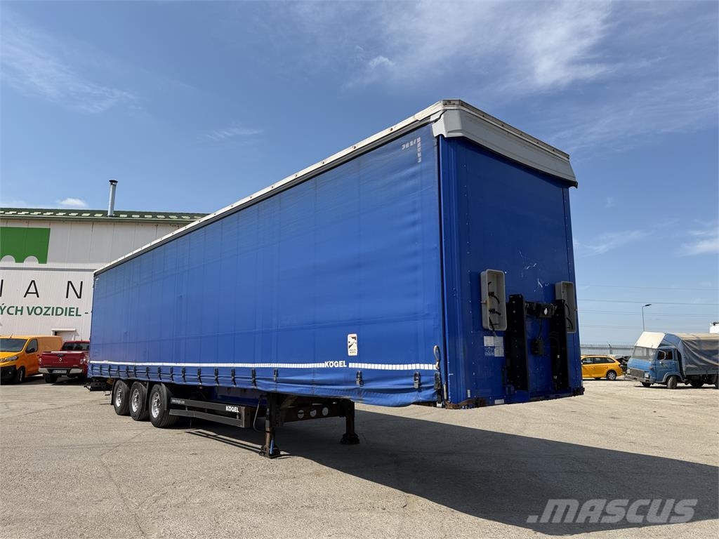 Kögel SN24 LOWDECK trojstranka MULDA VIN 149 Curtain sider semi-trailers