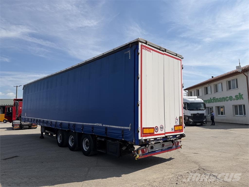 Kögel SN24 LOWDECK trojstranka MULDA VIN 149 Curtain sider semi-trailers