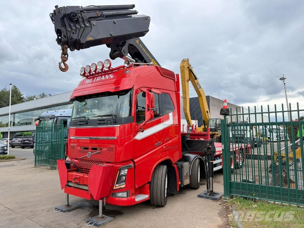 Volvo FH 750 8x2 + PALFINGER PK92002 SH E (6x - 20m) - U All terrain cranes