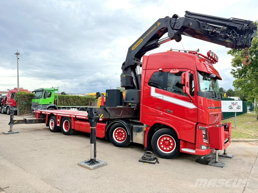 Volvo FH 750 8x2 + PALFINGER PK92002 SH E (6x - 20m) - U All terrain cranes