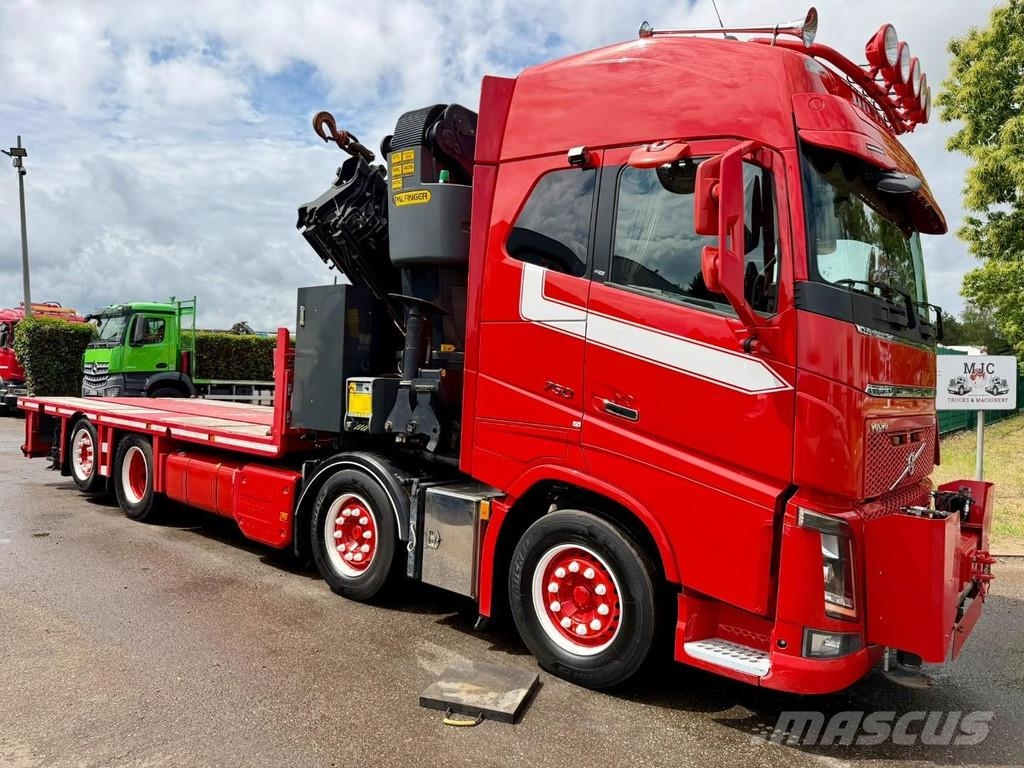 Volvo FH 750 8x2 + PALFINGER PK92002 SH E (6x - 20m) - U All terrain cranes