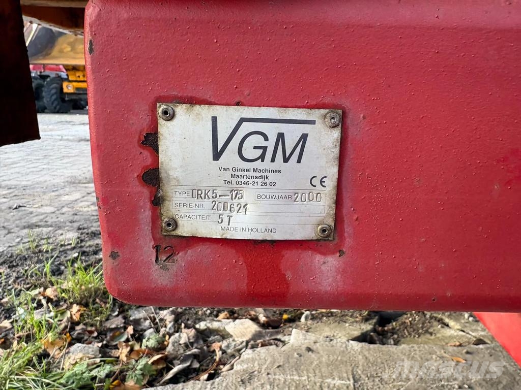 VGM ork 5- 175 oprij trailer en kipper Auto pārvadāšanas treileri