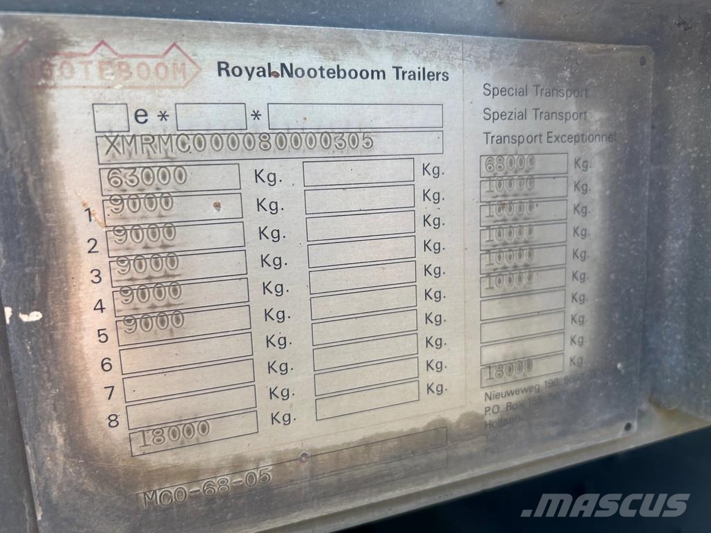 Nooteboom MCO-68-05 | MCO-68-05 | HEAVY SEMI-LOADER | Diepladers