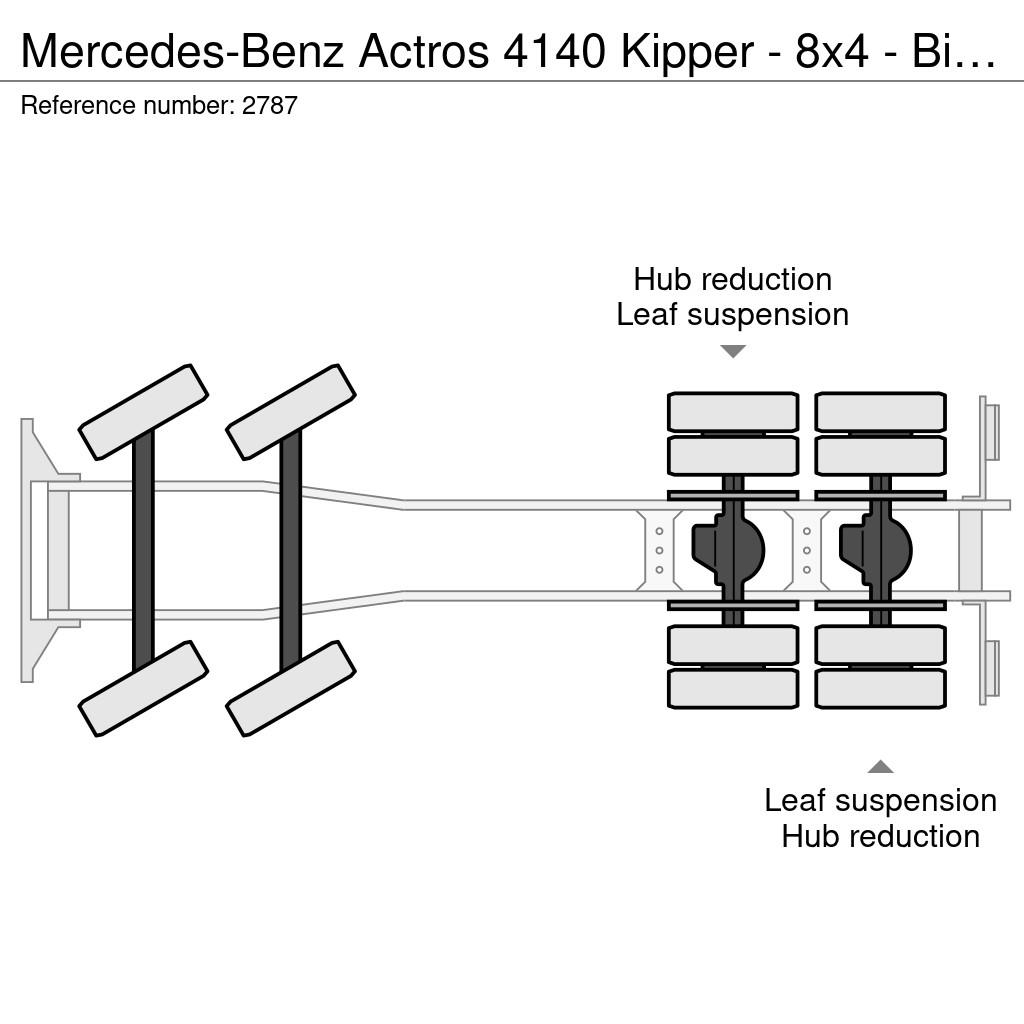 Mercedes-Benz Actros 4140 Kipper - 8x4 - Big Axles - Manual Gear 自卸式货车