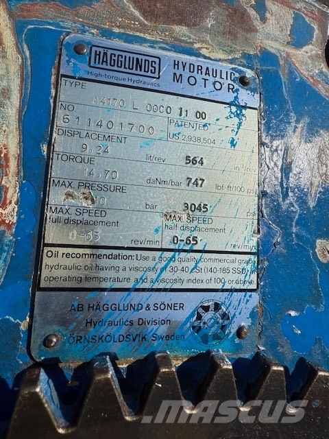 Hägglunds A4170L HYDRAULIC MOTOR Hydraulika