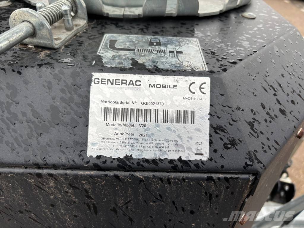 Generac V 20 Light towers